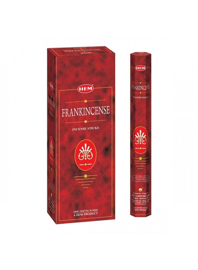 HEM Frankincense Box of Six 20 Sticks Tubes, 120 Sticks Total HEM Incense From India - Image 4
