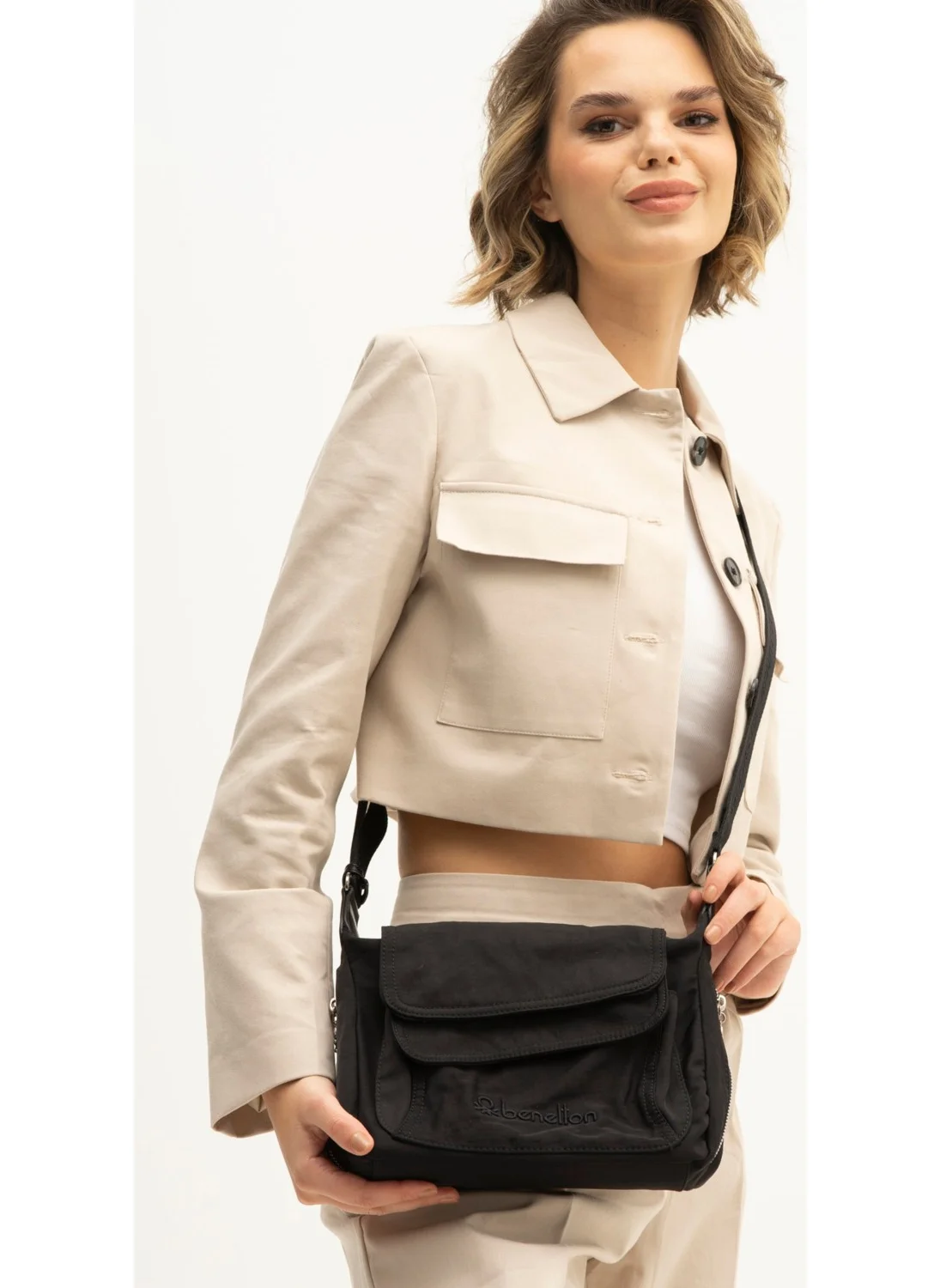 UNITED COLORS OF BENETTON Benetton Women's Crossbody Bag Black BNT1196
