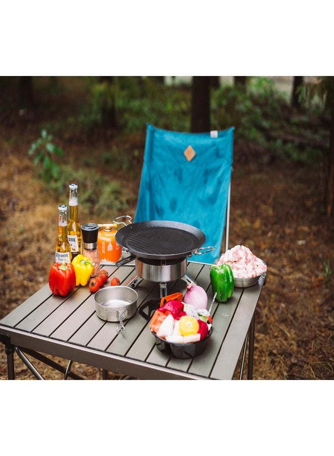 Fire-Maple Camping Griddle Plate | Nonstick Outdoor Portable Grill Pan for Stovetop | BBQ Gas Griddle Pan for Camping Stove Ridged Surfaces 31 X 31cm - Image 5