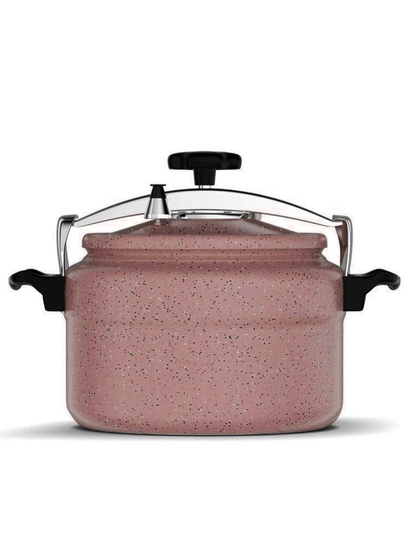 REFURA 11Liters 11L Granite & Aluminium Arabic Pressure Cooker RE-615 Pink  - Image 1