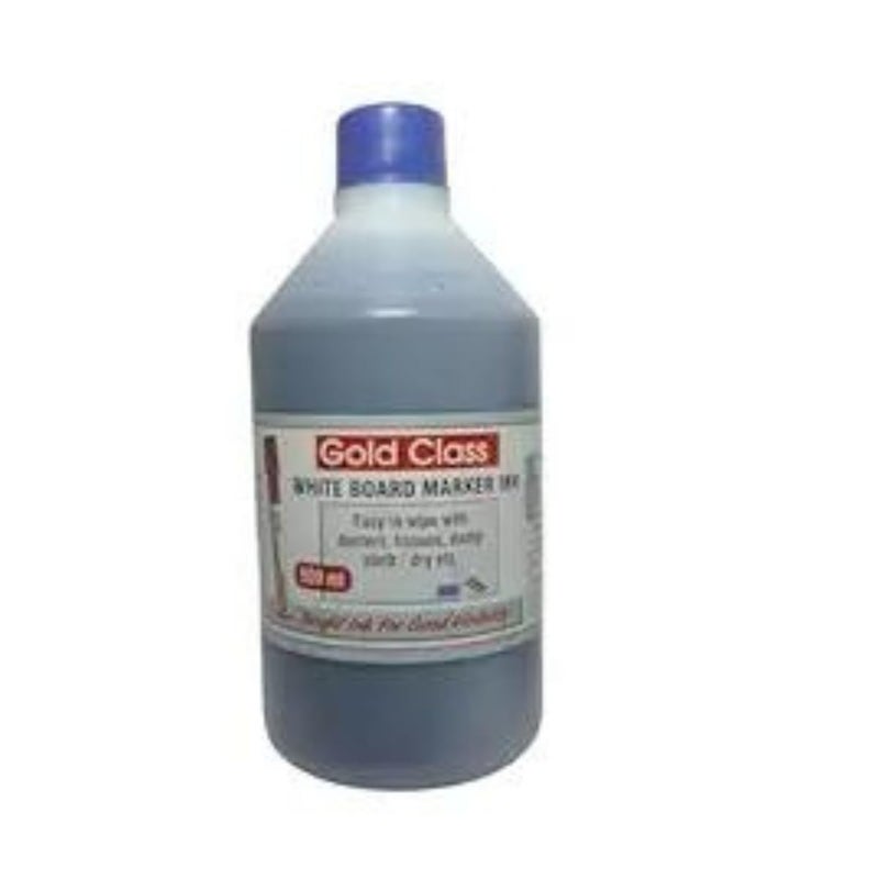 Gold Class White Board Marker Ink, 500Ml | Easily Refillable | Suitable For Marker Pens Medium | Office Stationery | School Stationery (Blue) - Image 2