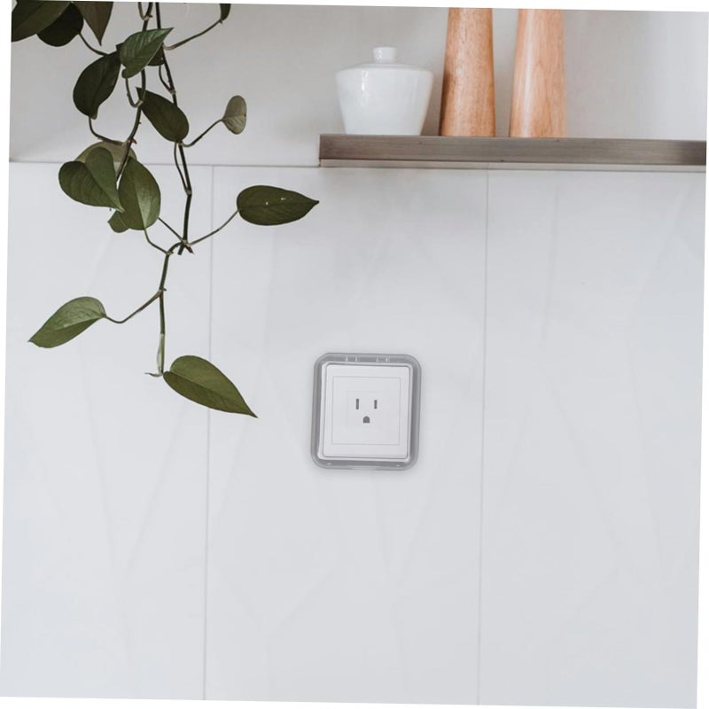 Waterproof Outlet Cover Childproof Socket Protector Easy Install Black - Image 5