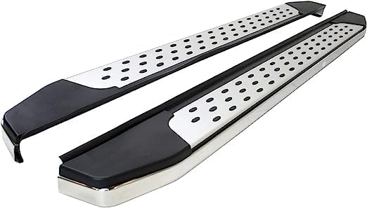 Generic UNCLE LIAO 2 pcs for Hyundai Santa Fe 2013-2018 Side Steps Running Boards Pedal Nerf Bar Fits.  - Image 1