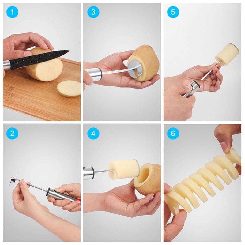 4-Piece Corer Set - Pear Corer, Multi-Purpose Stainless Steel Tool in 4 Sizes for Efficiently Coring Pears and Apples - Image 4