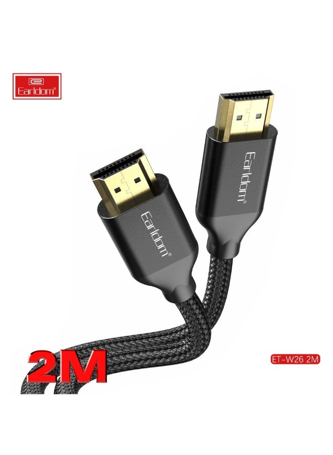 Earldom CABLE W26 2M Cable HDMI Audio Video 4K - Image 1