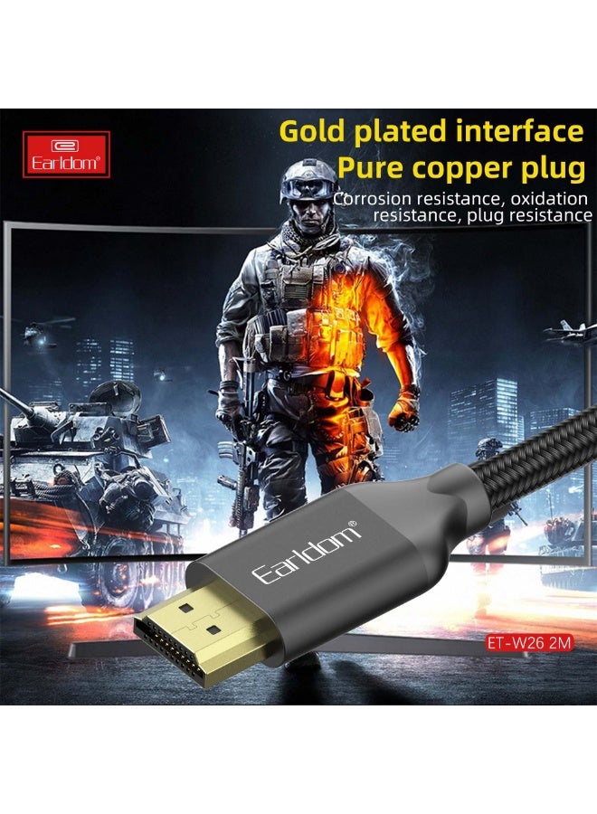 Earldom CABLE W26 2M Cable HDMI Audio Video 4K - Image 4