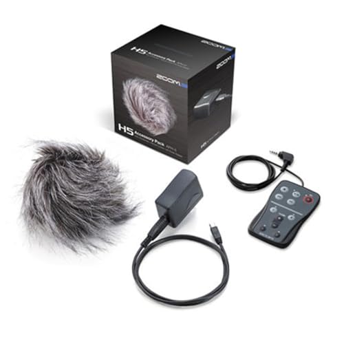 Zoom APH-5 Accessory Pack for H5 Recorder, Includes AD-17 AC Adapter, RCH-5 Wired Remote Controller, Hairy Windscreen, AD-17 USB AC Adapter, USB Cable - Image 4