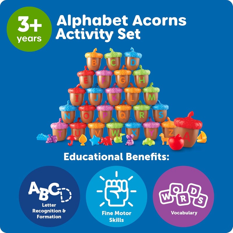 Learning Resources Alphabet Acorns Activity Set, 78 Pieces - Image 5