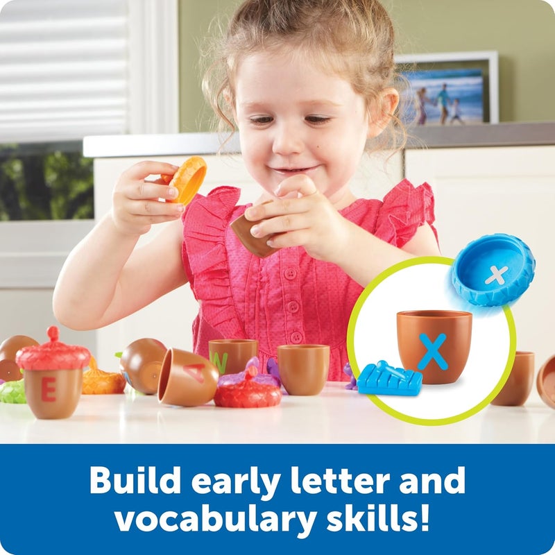 Learning Resources Alphabet Acorns Activity Set, 78 Pieces - Image 2