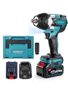 KROST KROST Pro Series 850NM High Torque Cordless Impact Wrench 12Brushless Motor 4 Mode SelectionAuto Stop Function LED Light Impact Wrench Single Battery  - Image 1