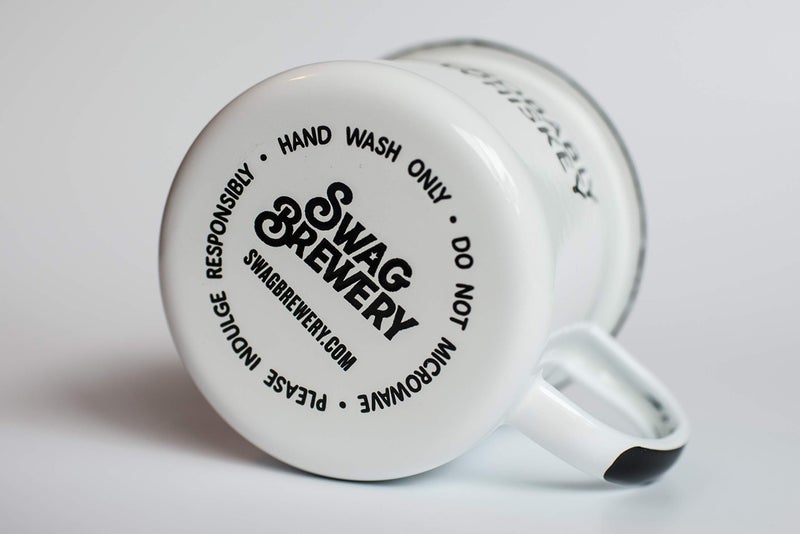 swag brewery PROBABLY WHISKEY | Enamel "Coffee" Mug | Funny Bar Gift for Whiskey, Bourbon, and Scotch Lovers, Dads, Moms, Fathers, Men, Whisky Geeks | Practical Cup for Kitchen, Campfire, Home, and Travel - Image 4