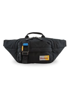 Discovery Discovery ICON  Waist Bag Black, Hip Bag With Adjustable Strap, RFID Pocket, Suitable For Travel, Outdoors, Gym, Hiking For Men And Women  - Image 1