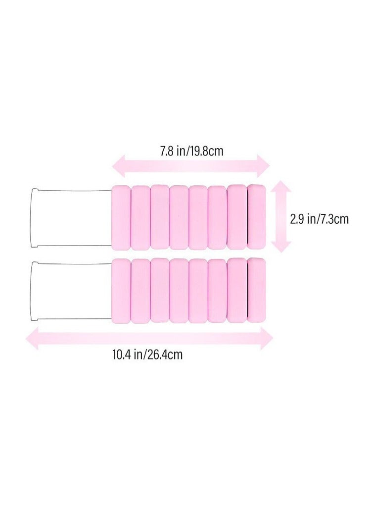 general Adjustable Wearable Wrist & Ankle Weight, 2pcs (1lb Each) Weight-Bearing Wristband Bangles Bracelet for Women Men Kids Home Gym Office Fitness - Image 4
