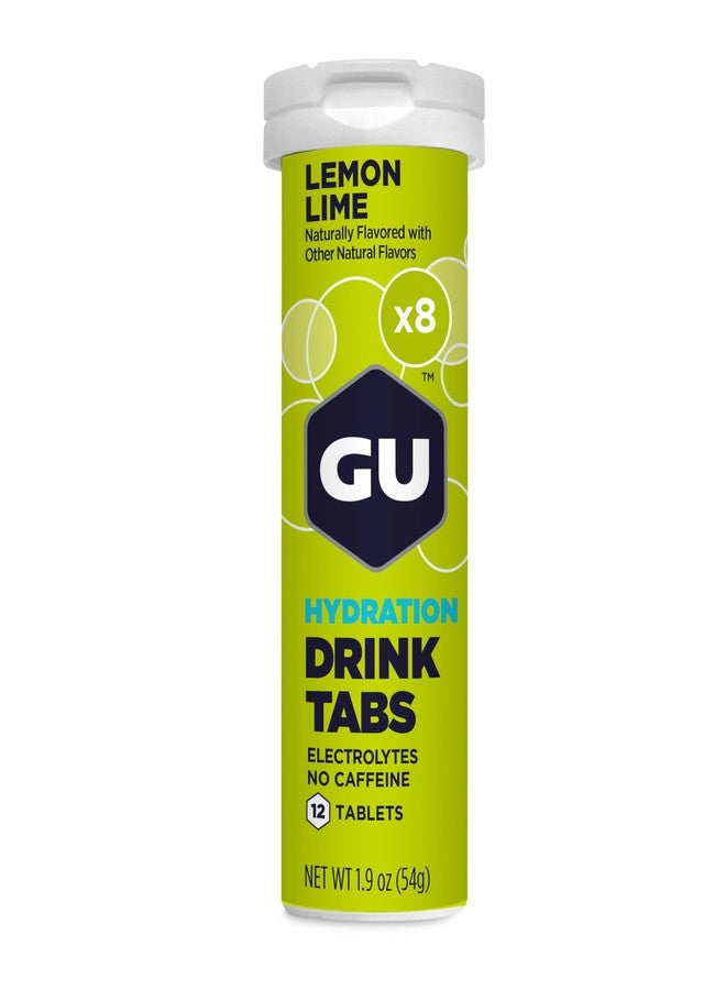 Gu Energy أقراص مشروب الطاقة والترطيب والإلكتروليت من جي يو، 8 أقراص (96 حصة)، بنكهة الليمون والليمون الحامض - Image 1