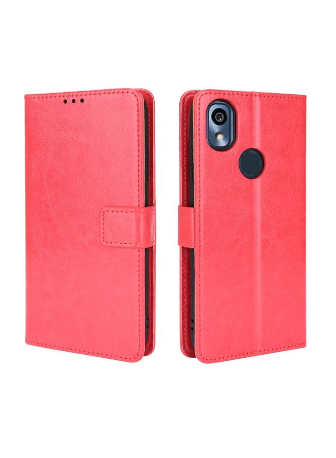S-TOP Case For Kyocera KY-51B Retro Crazy Horse Texture Leather Phone Case - Image 1