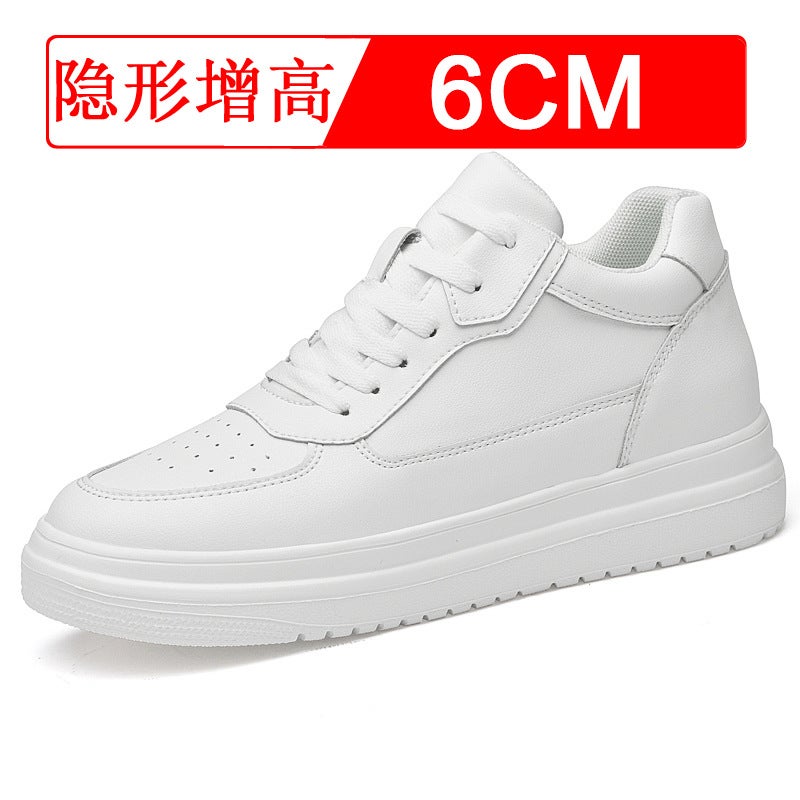 New invisible inner heightening men''s shoes 10CM breathable casual sneaker heightening shoes 8 small white tide shoes platform shoes 6 - Image 1