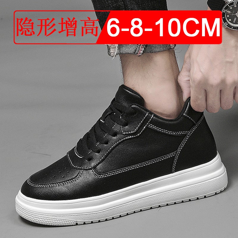 New invisible inner heightening men''s shoes 10CM breathable casual sneaker heightening shoes 8 small white tide shoes platform shoes 6 - Image 5
