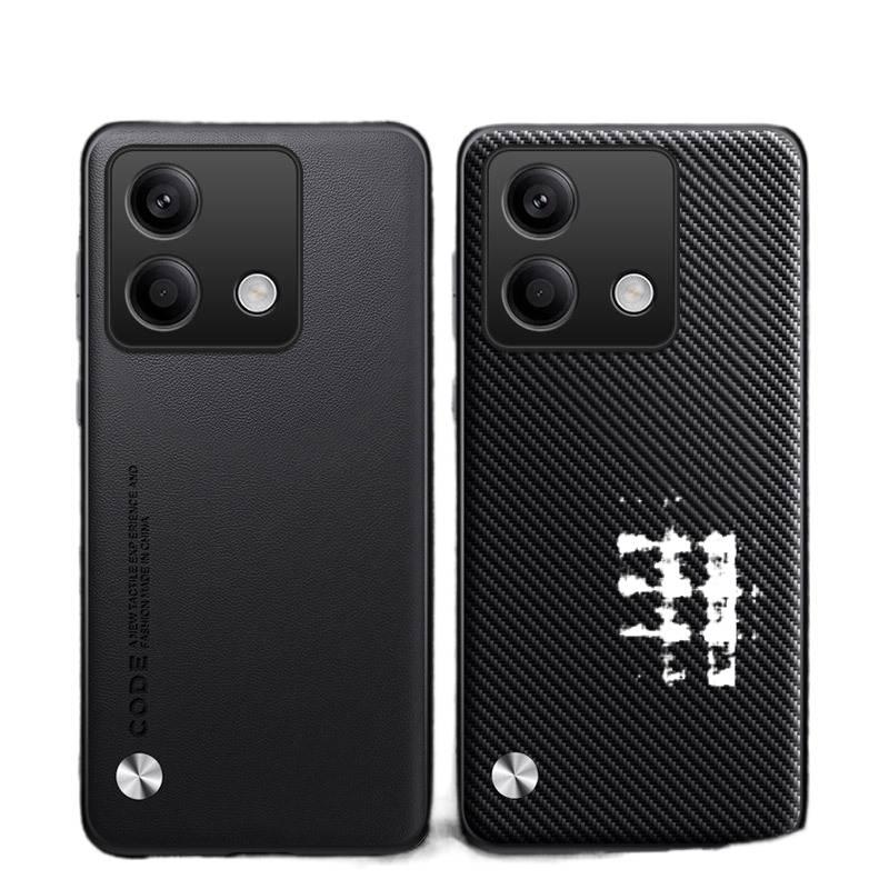 BB غطاء واقي بملمس جلد لـ Redmi Note 13 Pro مع حماية من السقوط وتغطية كاملة مع مقاوم للصدمات مع ملمس الجلد مع أسلوب تجاري باللون Khaki للعمل والمكتب باللون الأحمر - Image 5