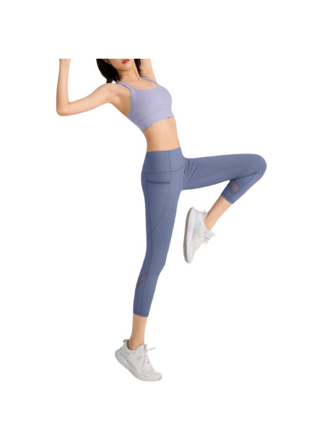 Vfu Women'S High-Impact Sports Bra For Running, Fitness, And Yoga, Purple, Size M - Image 1