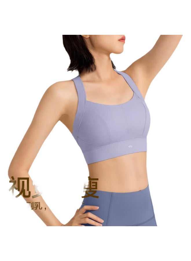 Vfu Women'S High-Impact Sports Bra For Running, Fitness, And Yoga, Purple, Size M - Image 2