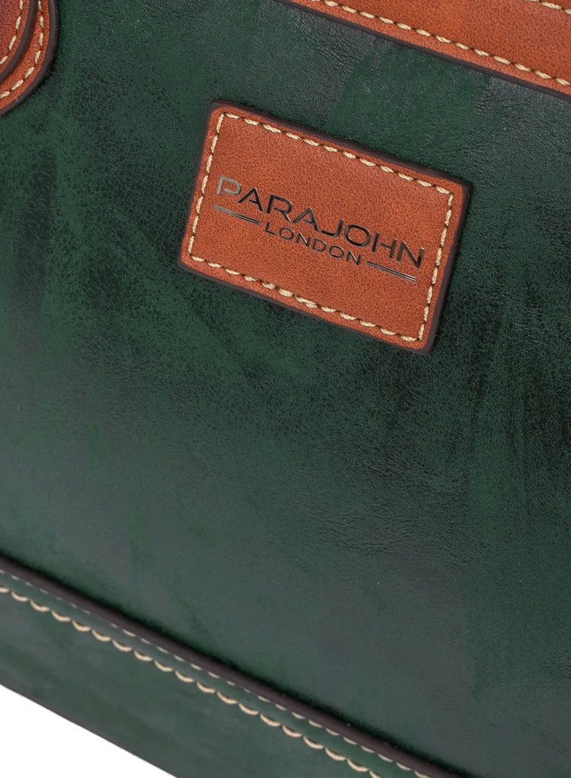 PARAJOHN Parajohn London Ladies Vintage PU Handbag | Women’s Elegant Everyday Tote with Luxurious Leather-Finish Design