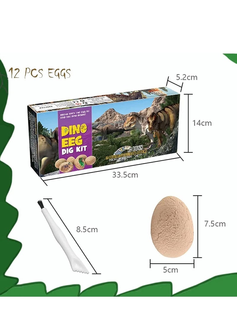 Excefore - Archaeological excavation toys, Dinosaur Eggs Dig Kit Archaeology-Dig up, Excavation Educational Science Gifts for Kids Party Archaeology Paleontology Toy - Image 1