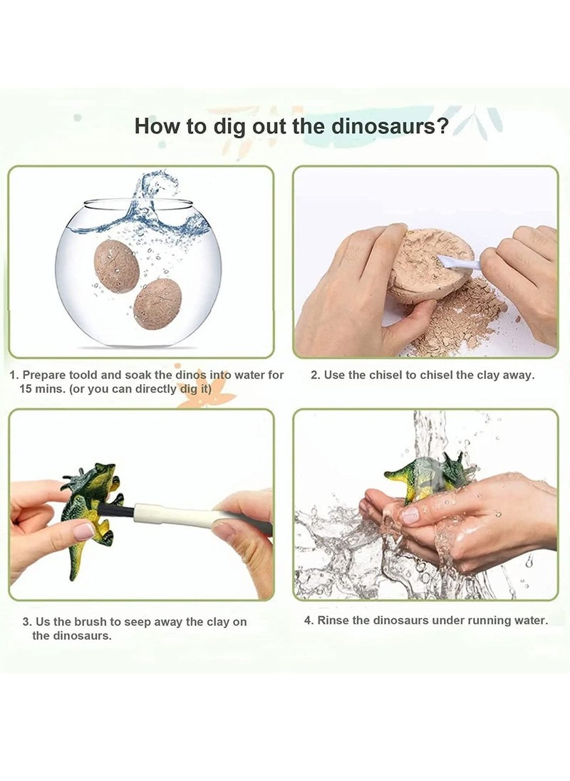Excefore - Archaeological excavation toys, Dinosaur Eggs Dig Kit Archaeology-Dig up, Excavation Educational Science Gifts for Kids Party Archaeology Paleontology Toy - Image 1