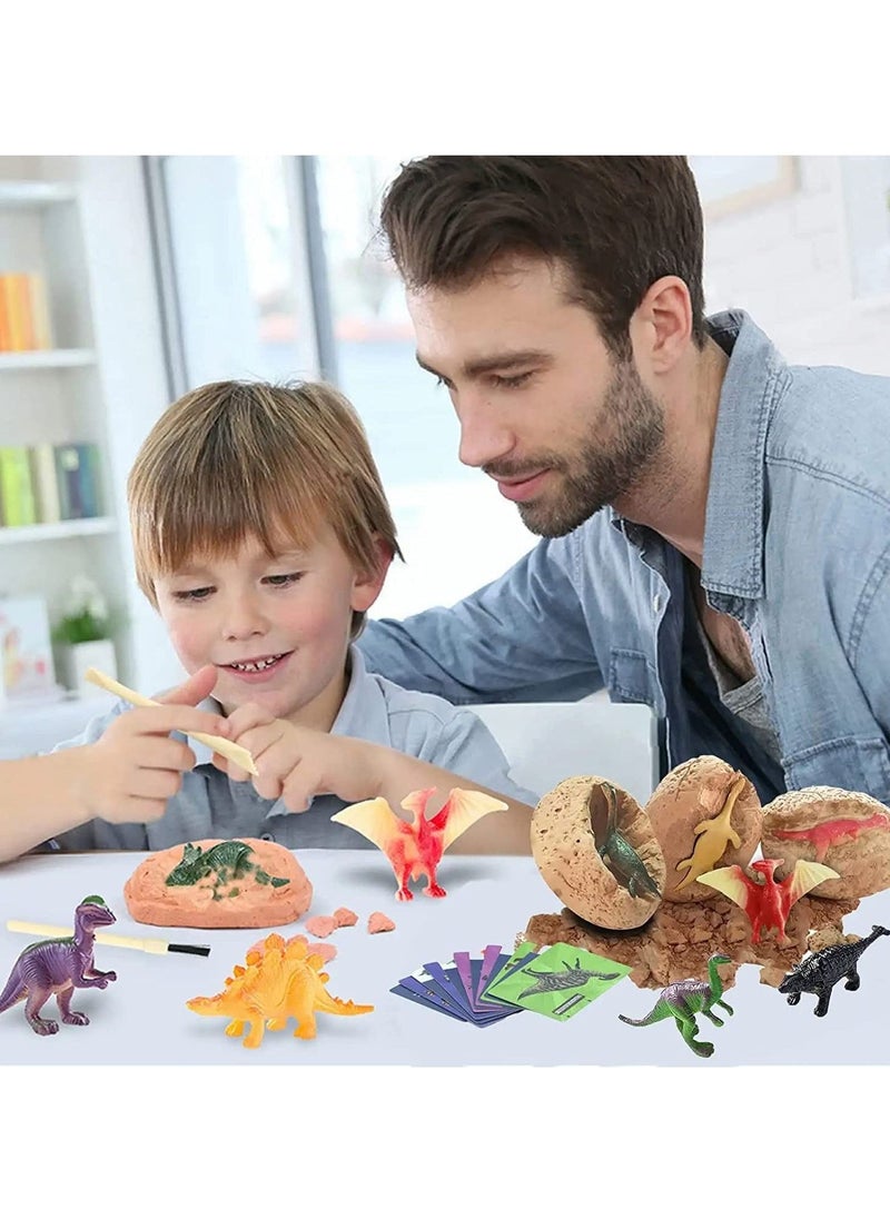 Excefore - Archaeological excavation toys, Dinosaur Eggs Dig Kit Archaeology-Dig up, Excavation Educational Science Gifts for Kids Party Archaeology Paleontology Toy - Image 1