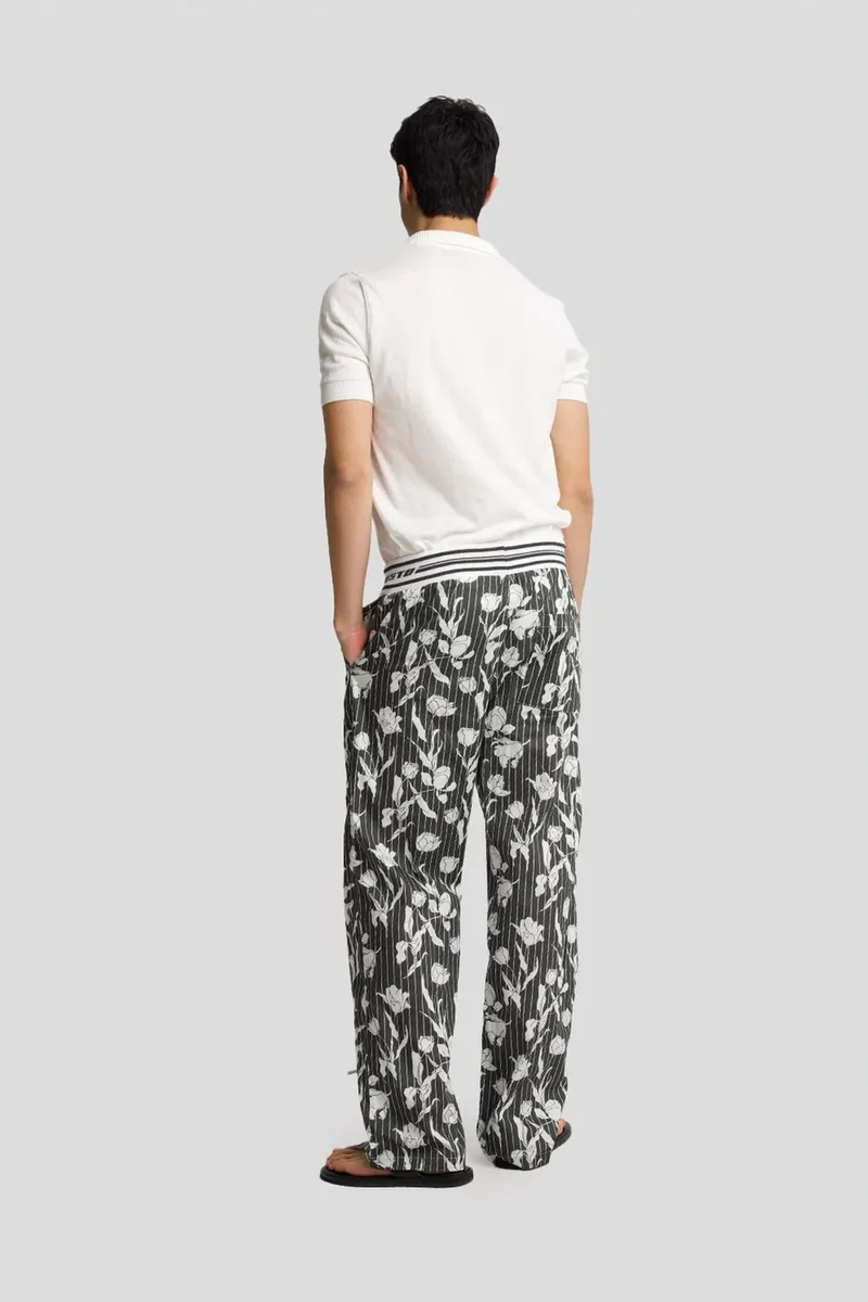 Giesto Multicolor GIESTO Men's Cotton Floral Knit Pants for Men | Best Price UAE