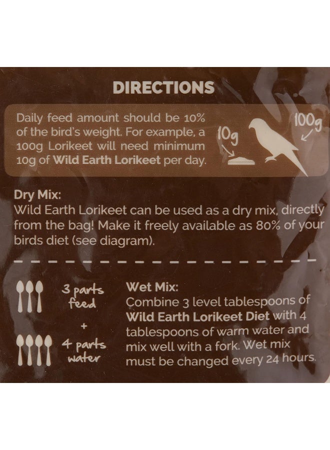 Vetafarm Wild Earth Lorikeet 2Kg - Image 2