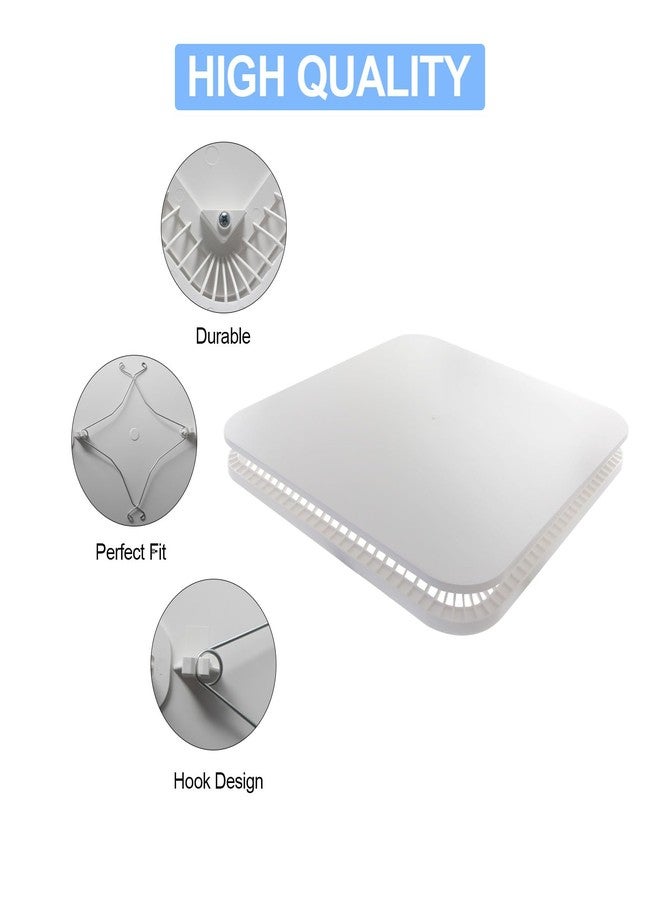 غطاء تهوية حمام UYZO FG701S العالمي من نوع CleanCover، قطعة غيار لجهاز Broan-NuTone FG701S، أبيض - Image 3