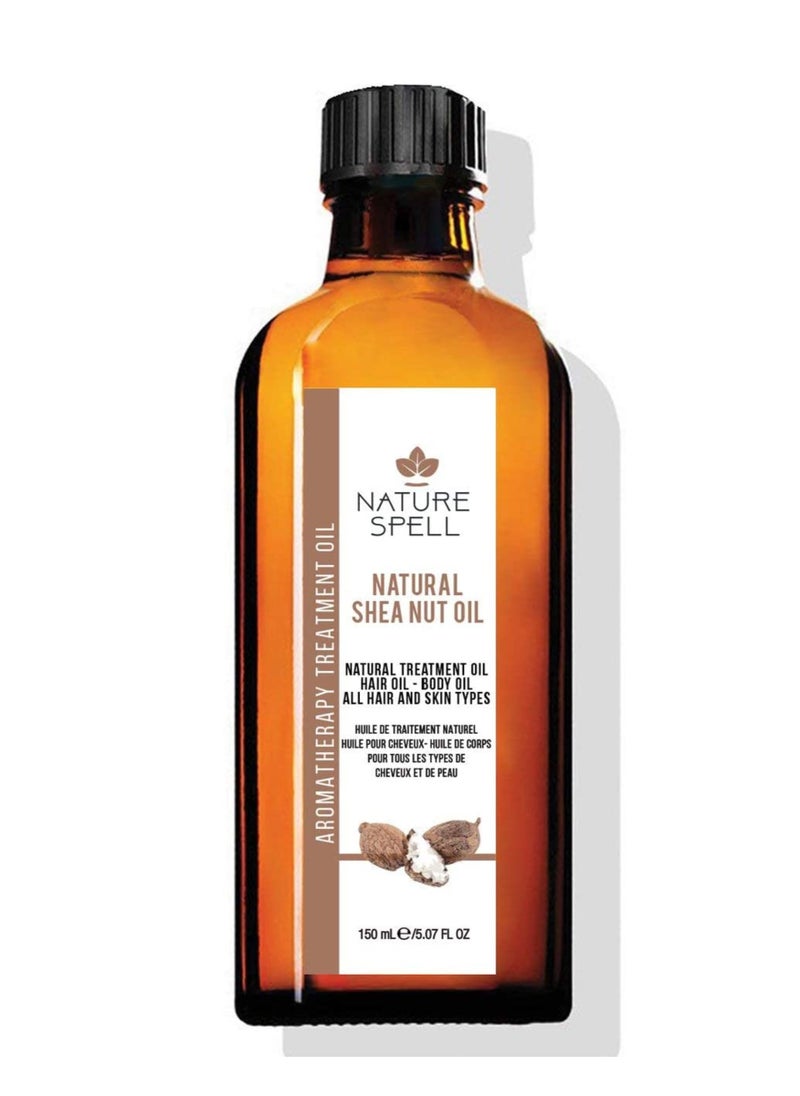 Nature Spell Shea Oil for Hair and Body 150 ml  - Image 1