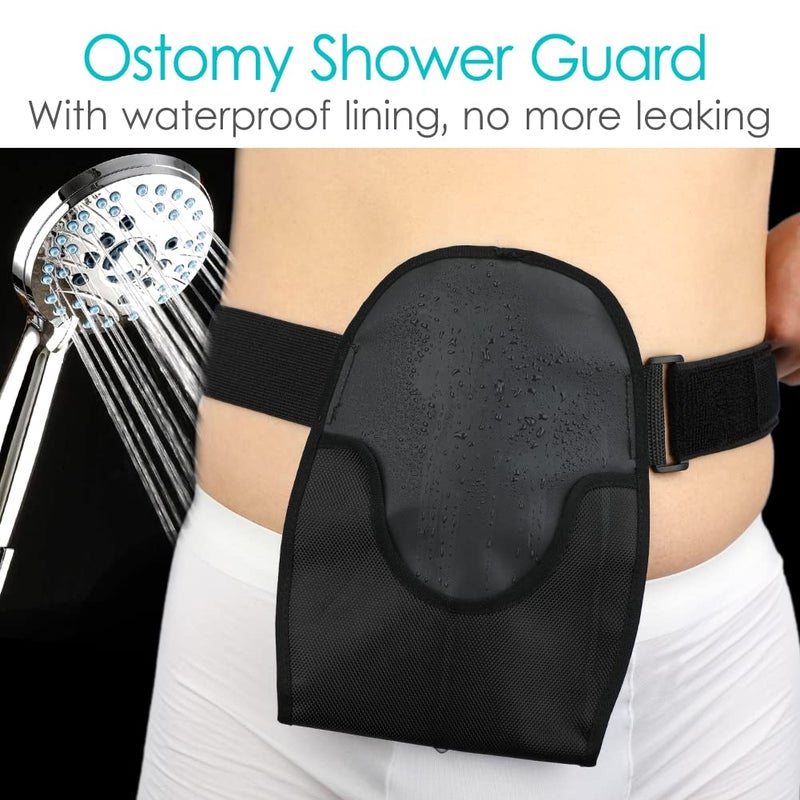 Leak-Proof Reusable Washable Adjustable Belt Covered Ostomy Bag Cover, Odor-Reducing Noise-Reducing Colostomy, Urostomy, Ileostomy Pouch Supplies - Image 2
