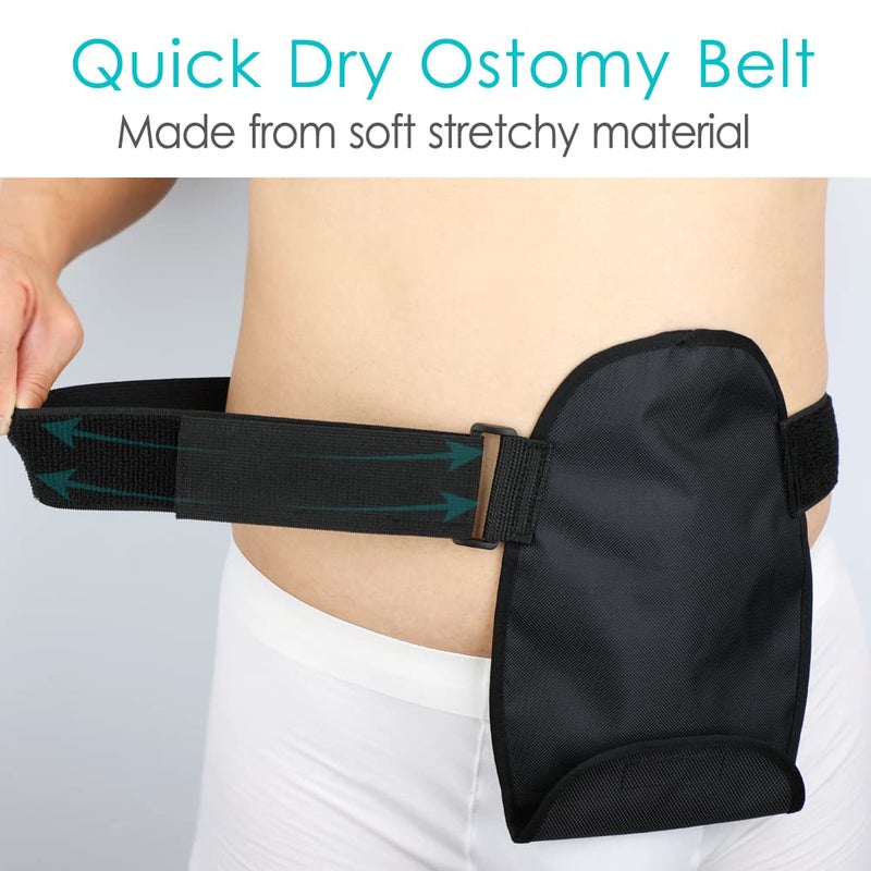 Leak-Proof Reusable Washable Adjustable Belt Covered Ostomy Bag Cover, Odor-Reducing Noise-Reducing Colostomy, Urostomy, Ileostomy Pouch Supplies - Image 3