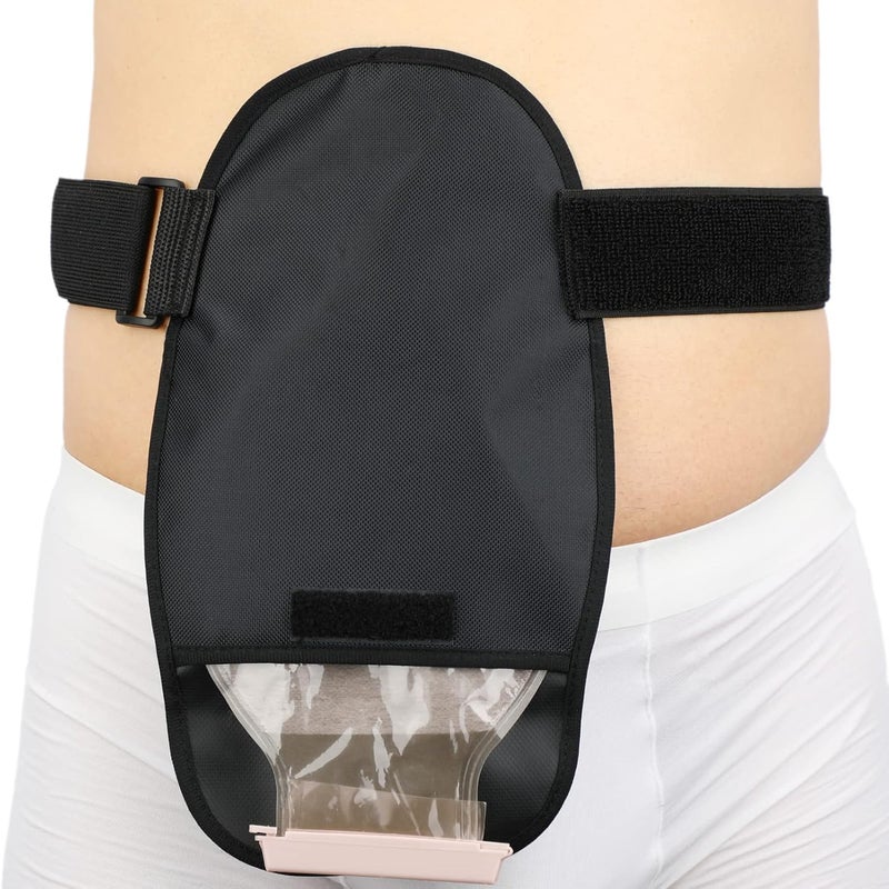 Leak-Proof Reusable Washable Adjustable Belt Covered Ostomy Bag Cover, Odor-Reducing Noise-Reducing Colostomy, Urostomy, Ileostomy Pouch Supplies - Image 1
