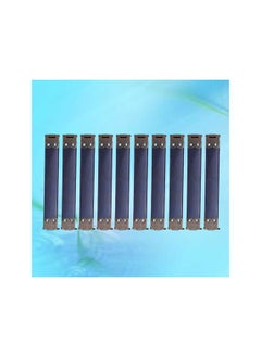 WYBOT 10pcs Metal Internal Flex Purse Frame Squeeze Pinch Purse Frames for DIY Craft Purse Bag Wallet Sewing Making Coin Handbag Hinges Spring Clip Hook 10cm  - Image 2