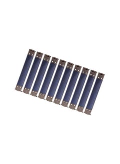 WYBOT 10pcs Metal Internal Flex Purse Frame Squeeze Pinch Purse Frames for DIY Craft Purse Bag Wallet Sewing Making Coin Handbag Hinges Spring Clip Hook 10cm  - Image 1