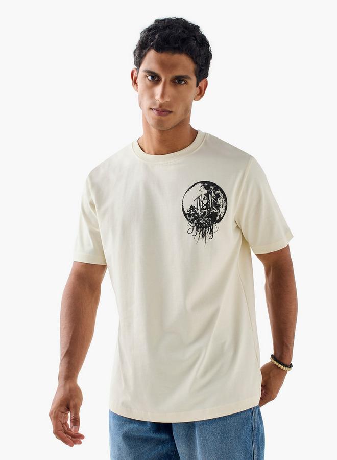 Splash FAV Sleep Token Print Crew Neck T-shirt - Image 1