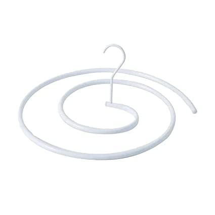 kesig kesig Multifunctional Round Rotating Spiral Shaped Heavy Duty Space Saving Hanger Quilt Metal Drying Balcony Storage Rack for Towel Bedsheets Mattress Cover Blanket  - Image 1