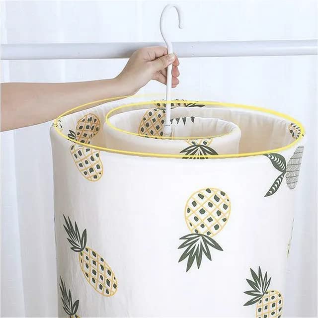 kesig kesig Multifunctional Round Rotating Spiral Shaped Heavy Duty Space Saving Hanger Quilt Metal Drying Balcony Storage Rack for Towel Bedsheets Mattress Cover Blanket  - Image 2