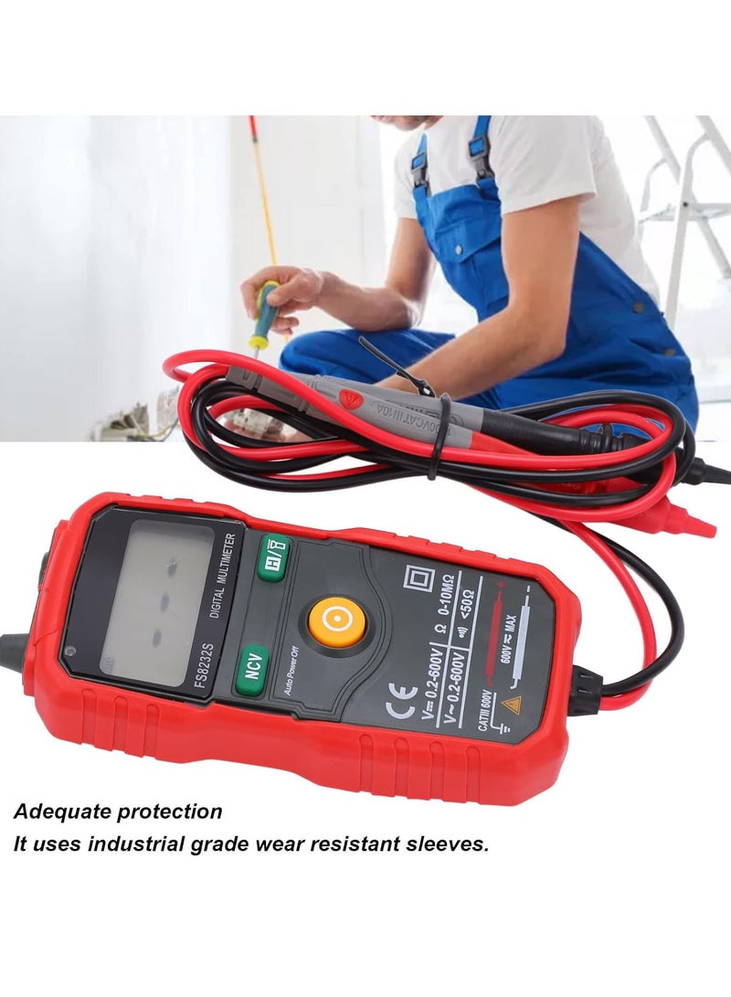 GGOOT FS8232S Multimeter, Intelligent Anti Burning High Accuracy Industrial Durable Voltmeter, for Electrician - Image 3