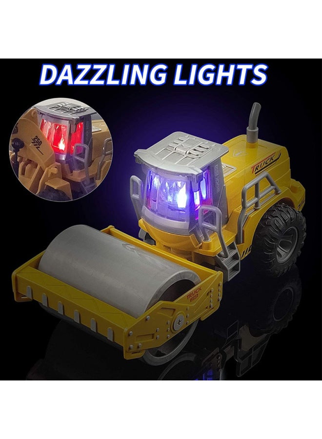 Children's Remote Control Car Toy - High-speed Off-road Vehicle Light Sound Effects For Outdoor Play-Color:Four-way JH74-2D Remote Control Cutting Engineering Vehicle-Proportion:Package 2: (including Electricity) 3 Rechargeable Batteries 1 Charging Stand 2 Remote Control Batteries - Image 4