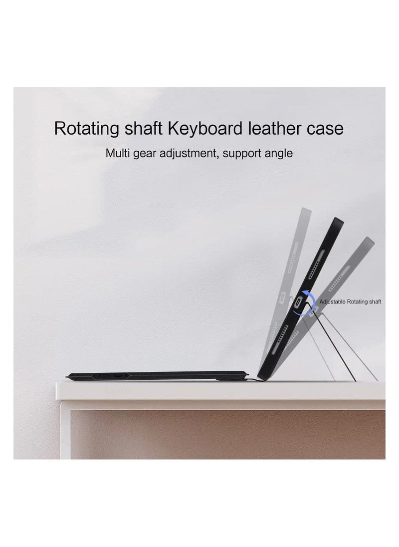 Aookay - Keyboard Case for iPad Air 13 Inch M3/M2 (7th/6th Gen, 2025/2024)/ iPad Pro 12.9" with Touch Keyboard, Case for iPad Pro 12.9 6th 2022, 5th 2021, 4th 2020 Case with Pencil Holder, Keyboard with Bluetooth Backlight [No Pen] - Image 1