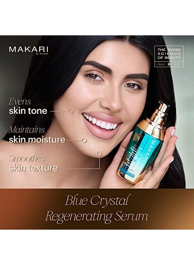 Makari Ultimate Intense Blue Crystal Regenerating Serum 50 Ml | Antiaging Serum For Face And Body | Hydrating Skin Brightening Serum | Skin Care Product With Glutathione Collagen And Vitamin C - Image 3