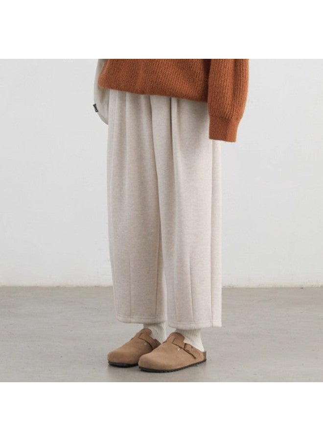 XINYANG Wool Trousers Women 2025 Autumn Winter Versatile Casual Wide-Leg Pants Straight Pants Long Pants - Image 5