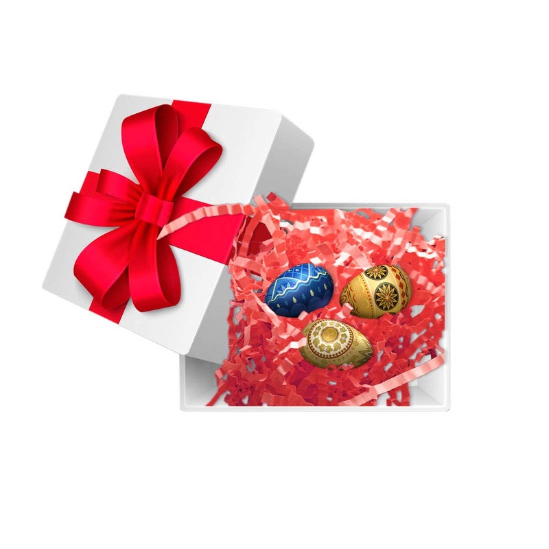 DIY Crafts Pack of 4 Pcs, Red, Crinkle Cut Paper Shred Filler for Gift Wrapping & Basket Filling - Red Kitche (Pack of 4 Pcs, Red) - Image 5