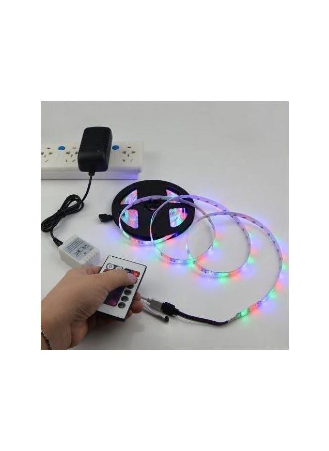 Generic RGB Waterproof LED Light Strip with Remote Control - 12V - 5M  - Image 1