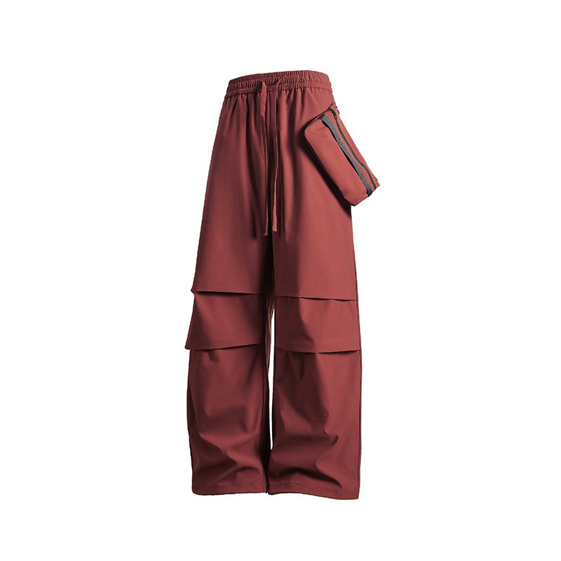 Couples Fashion Parachute Pants Charge Pants Men And Women Autumn New Outdoor Windproof Waterproof Loose Casual Straight Pants - Image 4