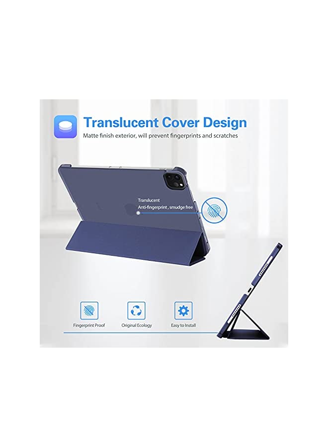 ProCase iPad Pro 11 Inch Case 2022/2021/2020/2018, Slim Stand Hard Back Shell Smart Cover for iPad Pro 11 Inch 4th Generation 2022/3rd Gen 2021/2nd Gen 2020/1st Gen 2018 -Navy