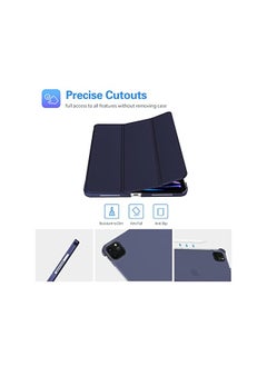 Procases ProCase iPad Pro 11 Inch Case 2022/2021/2020/2018, Slim Stand Hard Back Shell Smart Cover for iPad Pro 11 Inch 4th Generation 2022/3rd Gen 2021/2nd Gen 2020/1st Gen 2018 -Navy  - Image 4